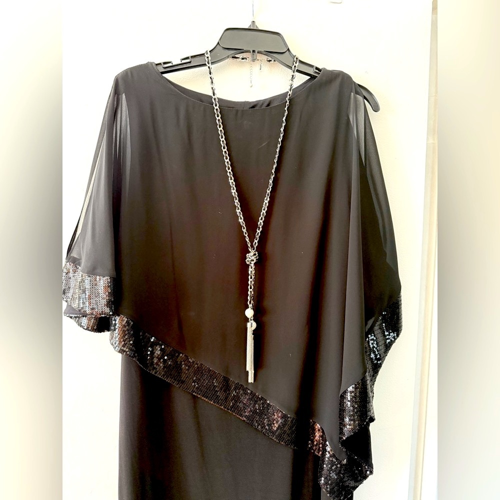 Black maxi dress- accessories sold separately